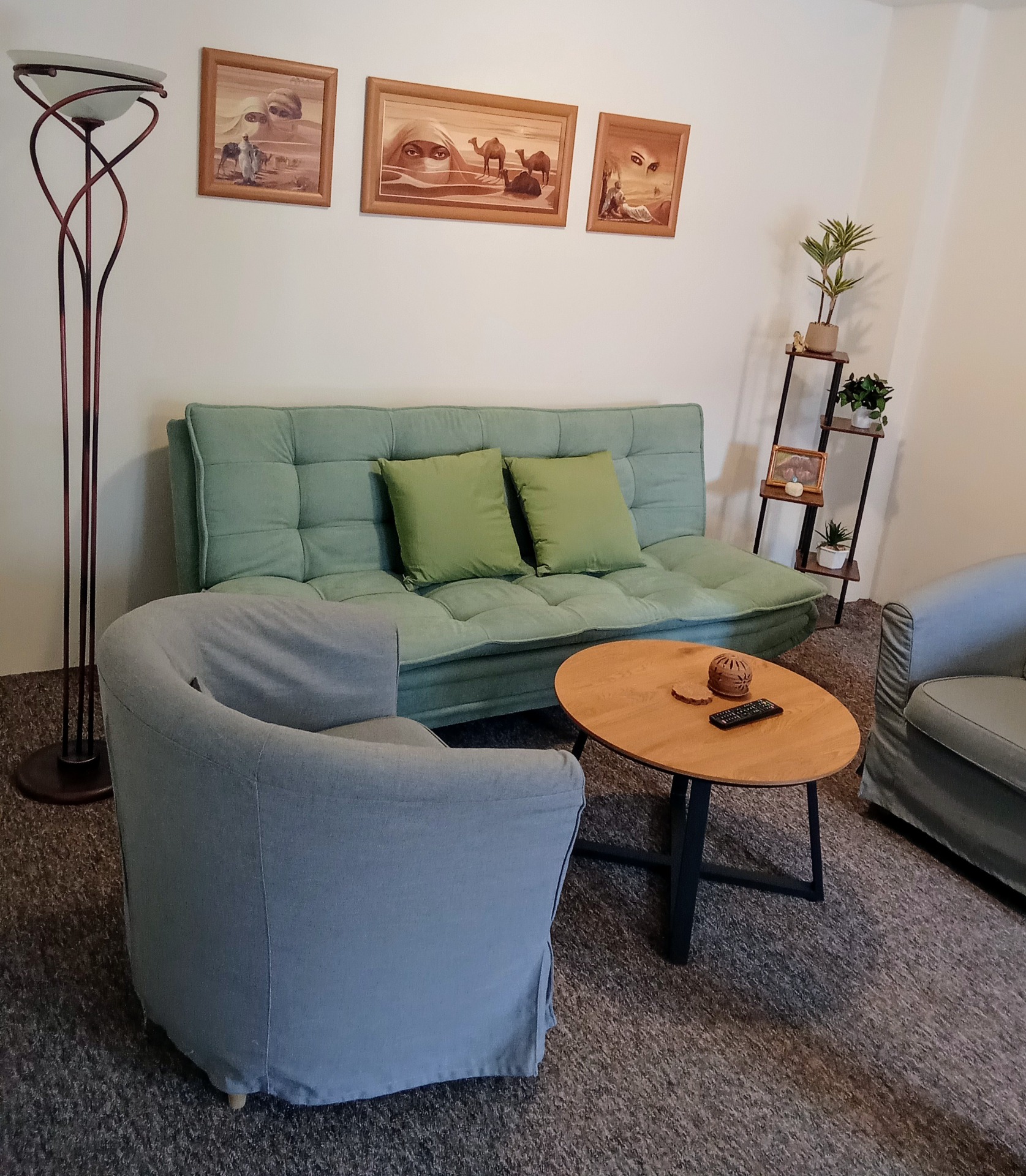 1. apartmán  - obývací část